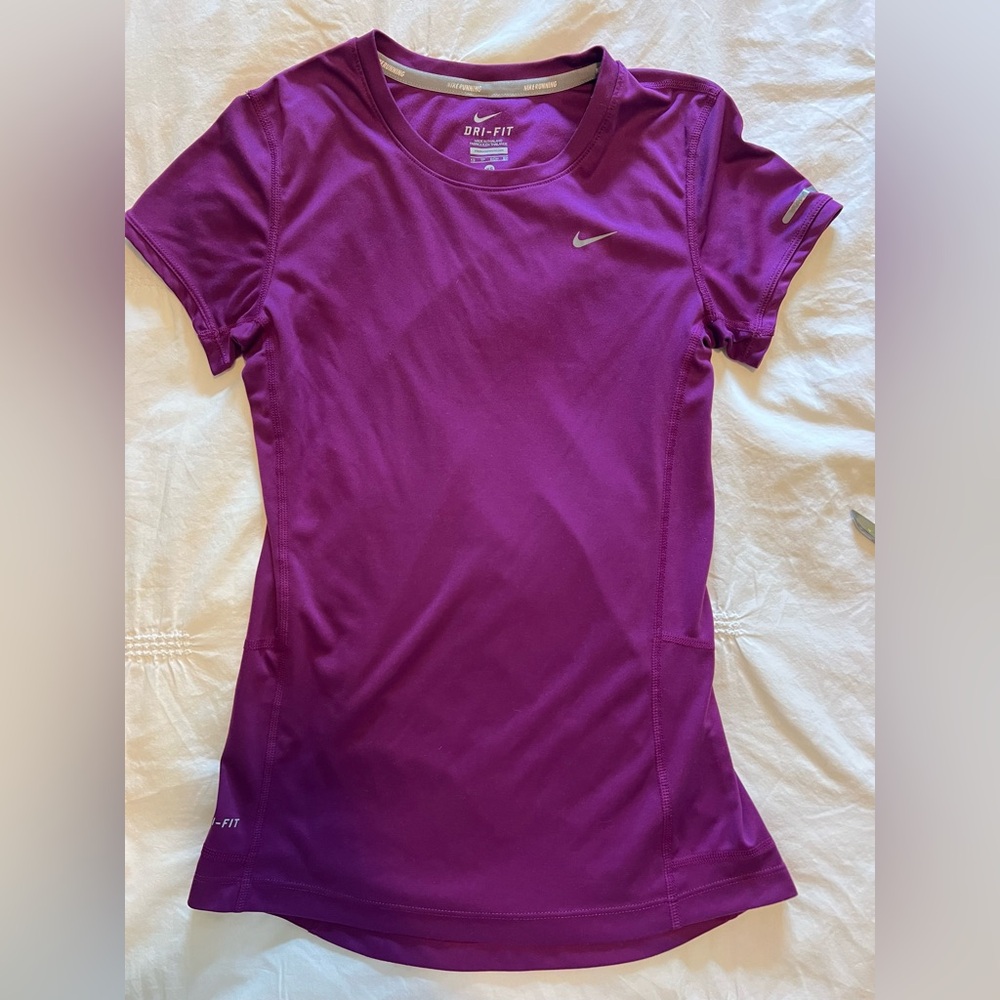 Nike Purple Dri-Fit Short Sleeve Tee
